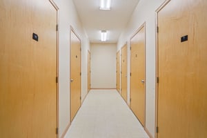 Storage unit is just across the building hallway