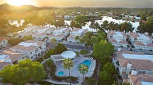 Community Pool Aerial