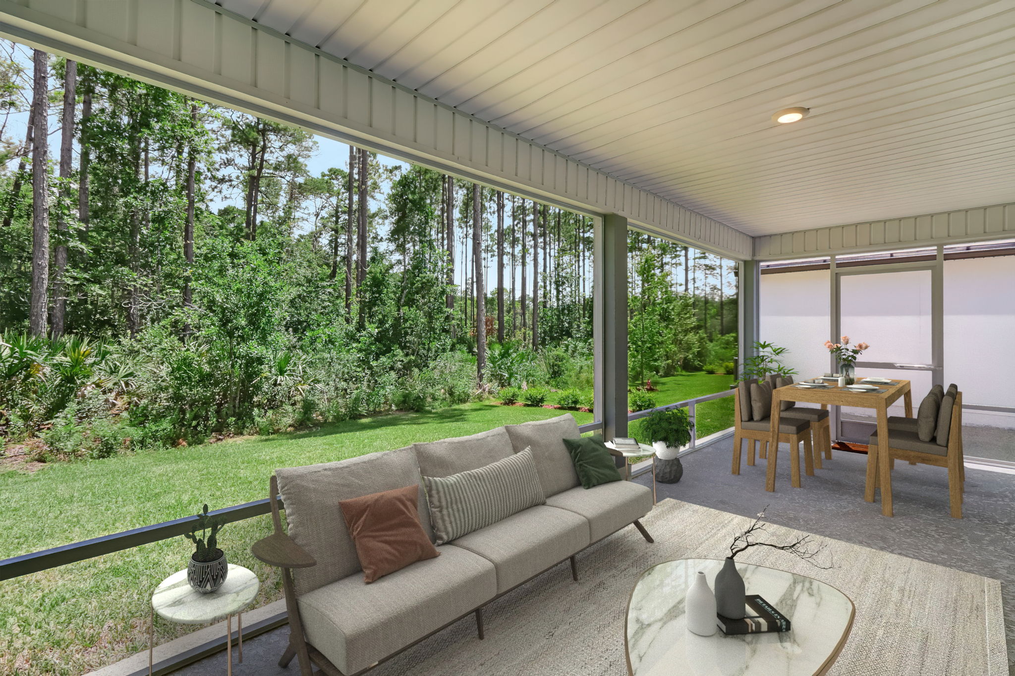 Virtually Staged Lanai