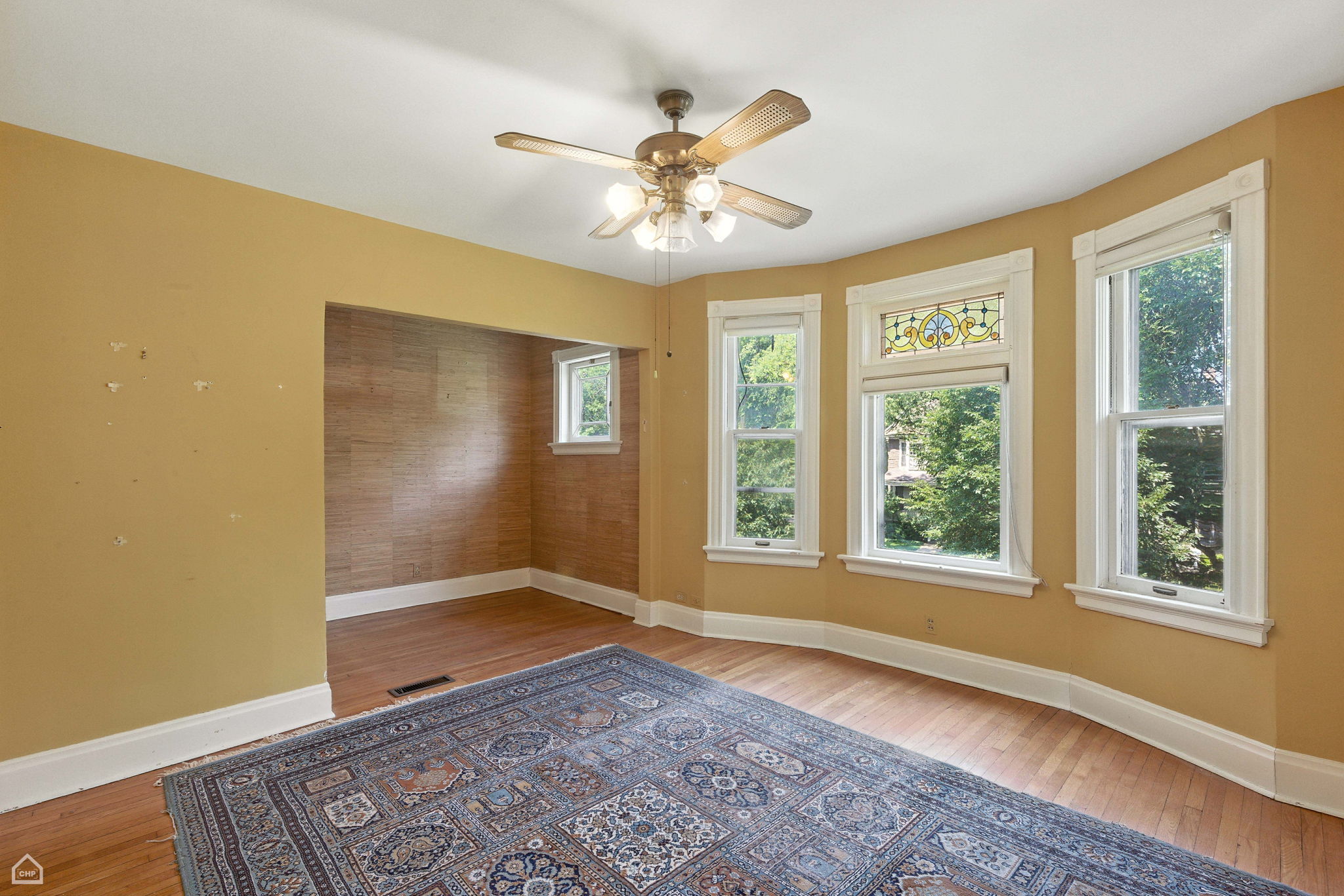 With large den/sitting area
