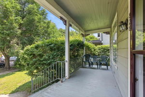 Large welcoming front porch