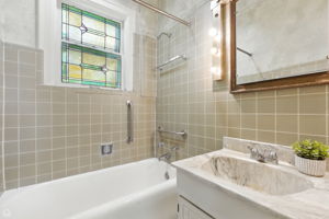 Full bath on second floor