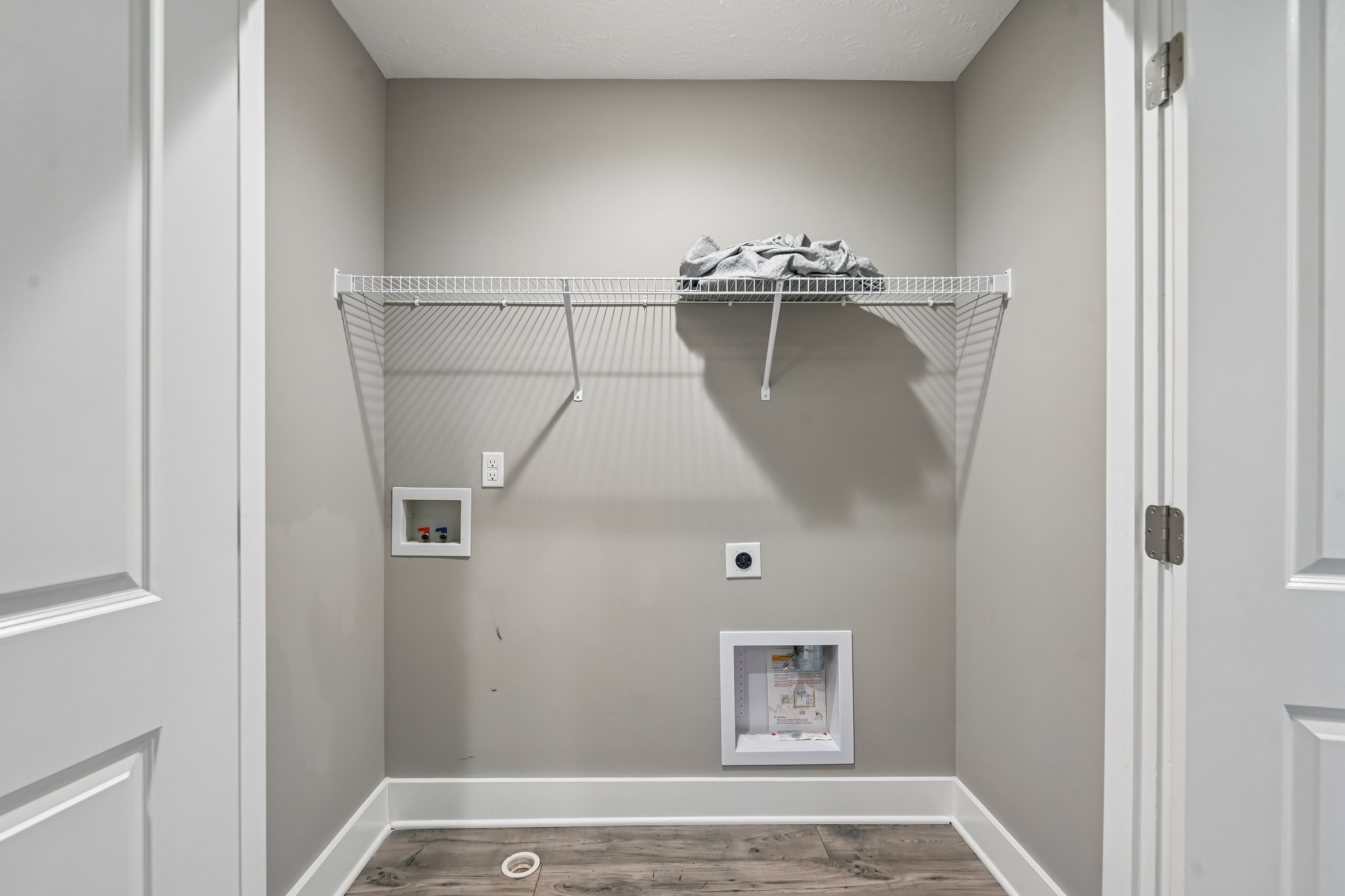 Dedicated laundry room adds convenience and functionality