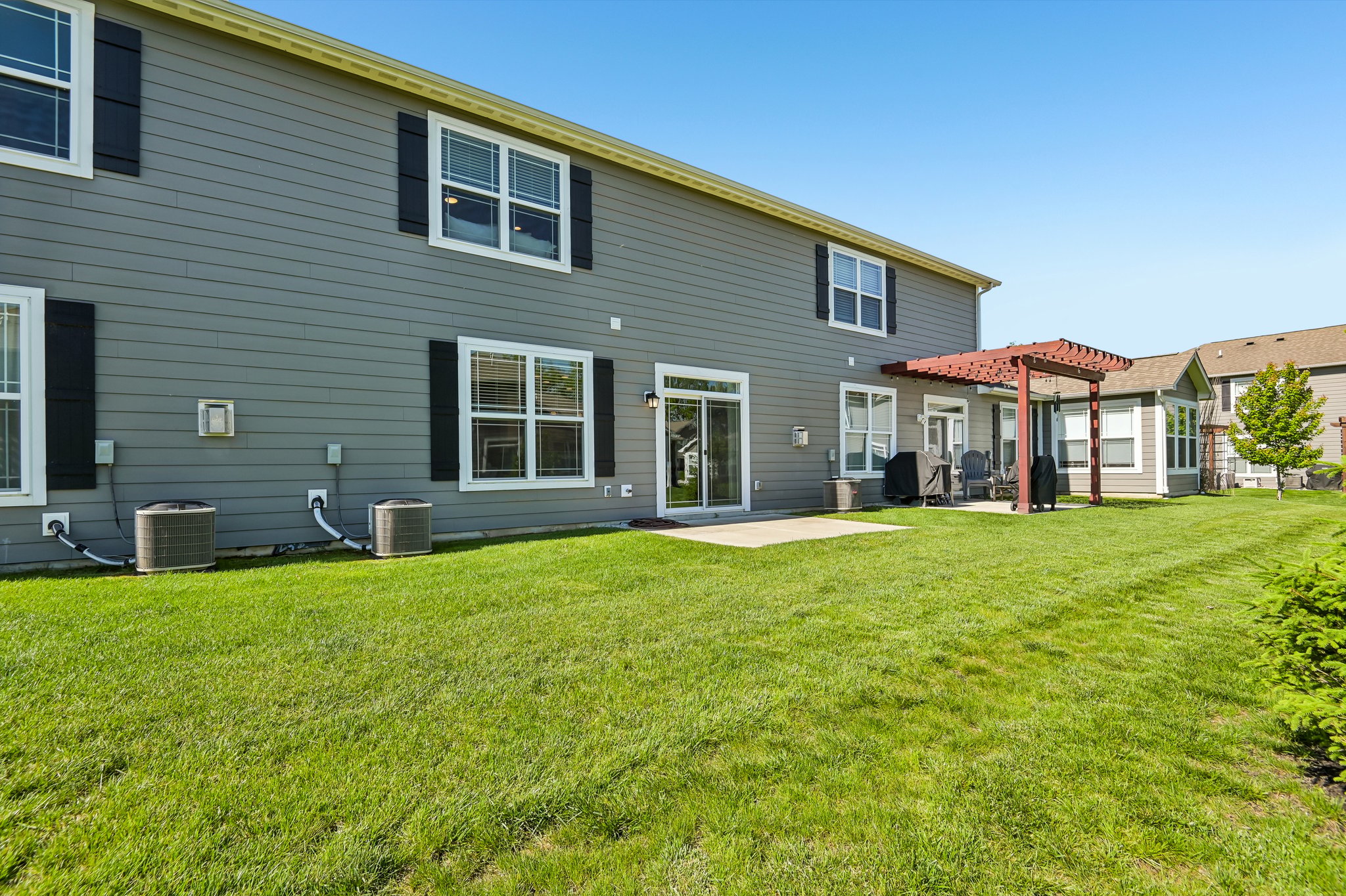 Enjoy peaceful rear views with room to entertain, play, or unwind.