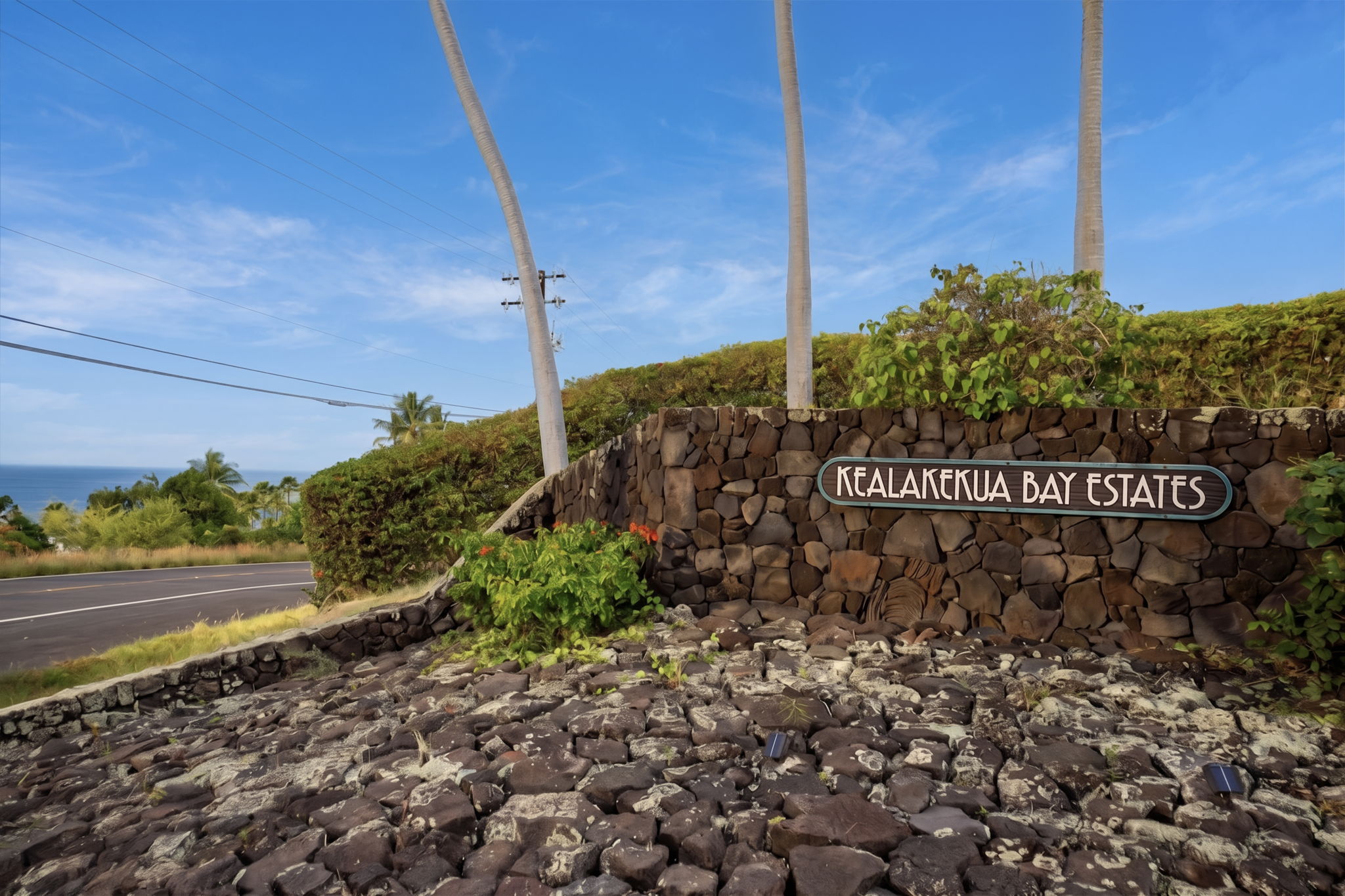 Kealakekua Bay Estates Sign