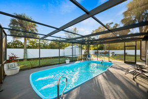 Pool with Screened Porch