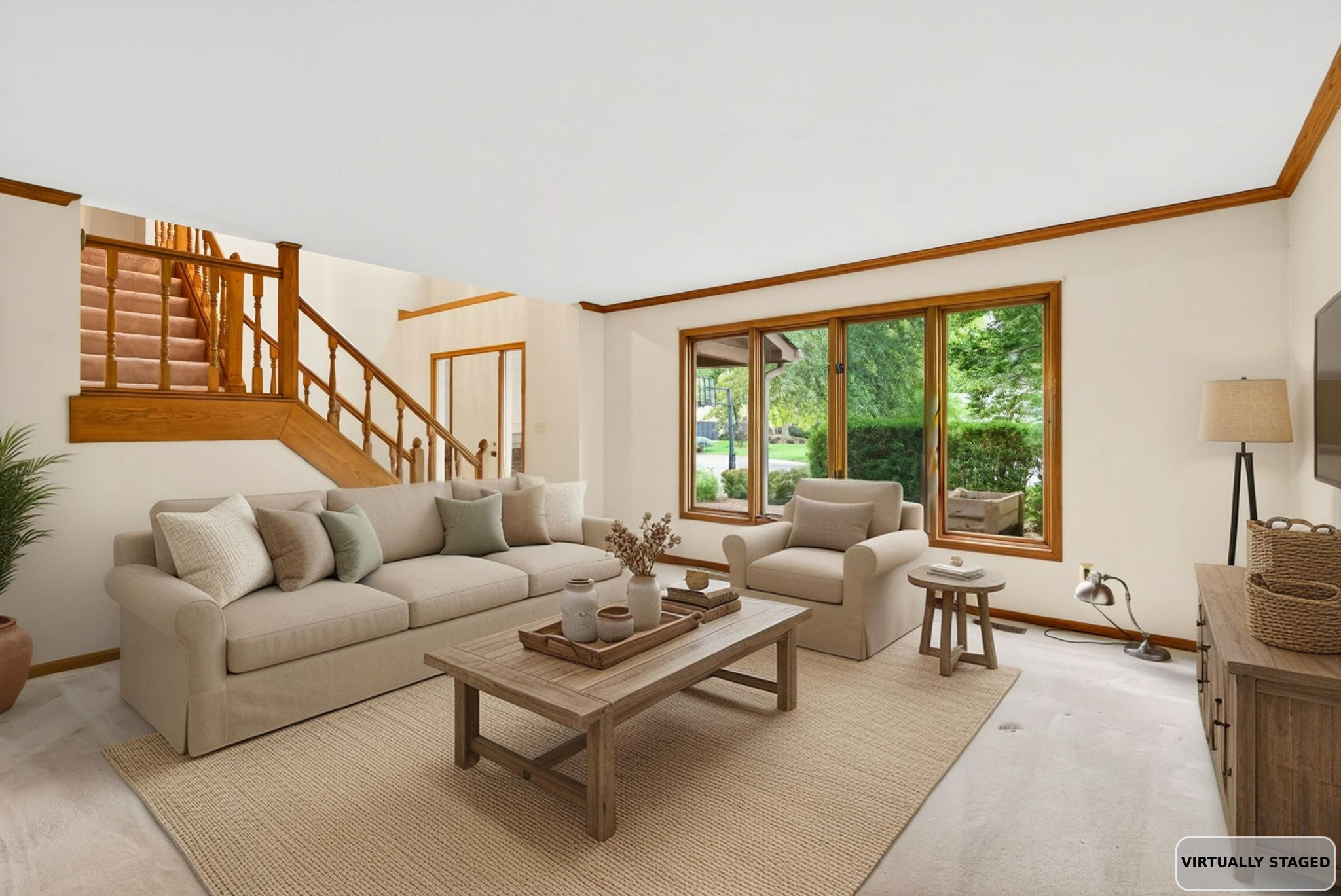 Living Room Virtually Staged 1
