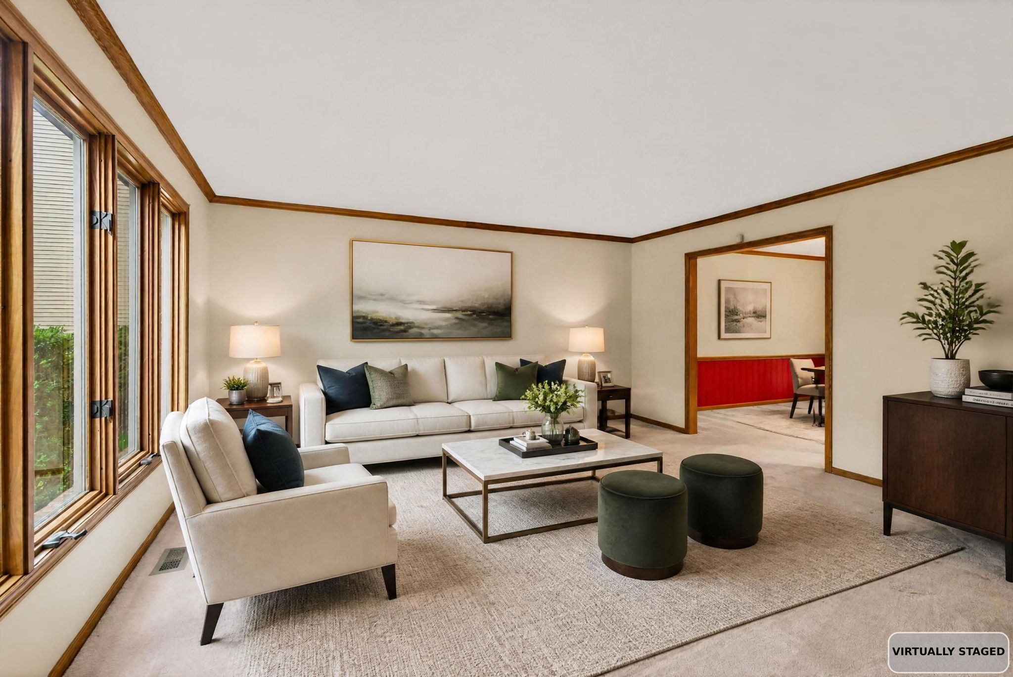Living Room Virtually Staged 2