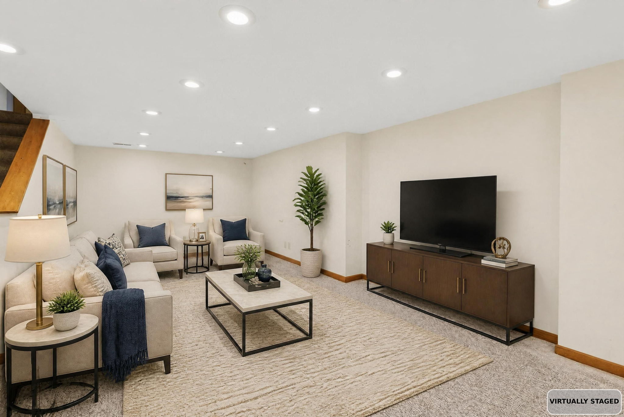 Lower Level Virtually Staged 2