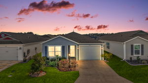 Twilight Front Elevation