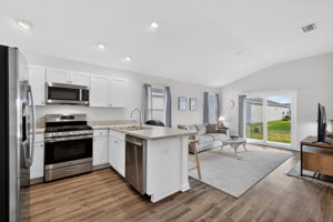 Kitchen and Living Room