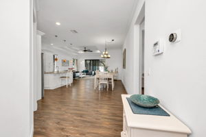 Foyer Hallway to Greatroom