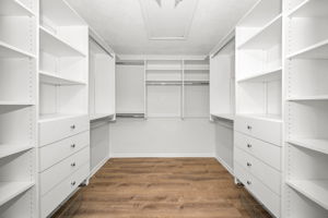 Master Bedroom Walk-in Closet