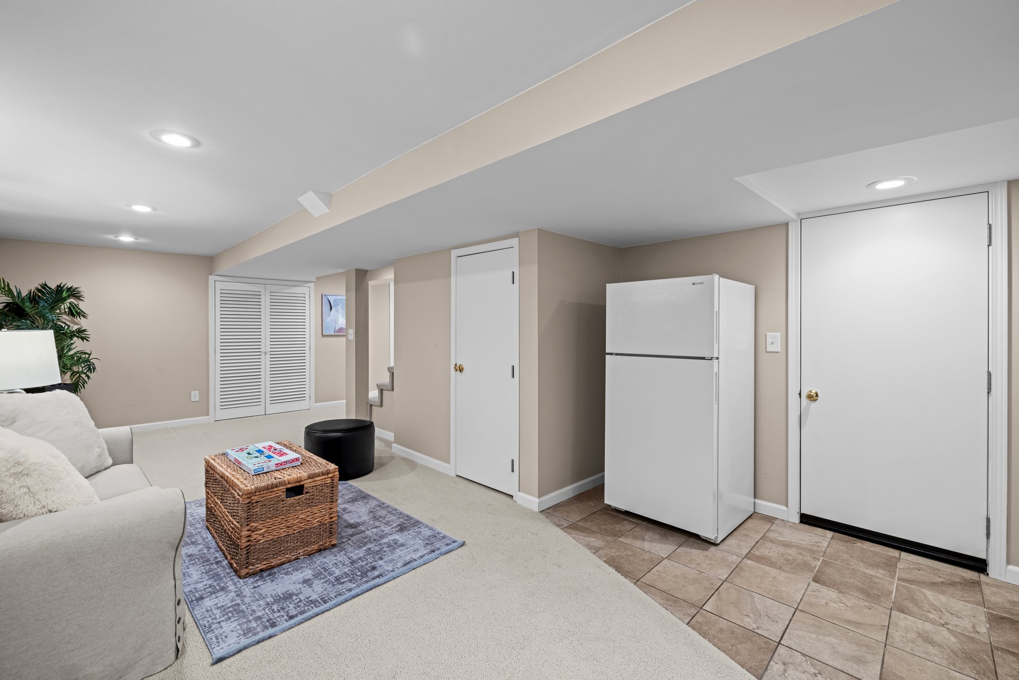 Yes even a 2nd refrigerator... mmm could be separate living space too
