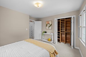 You will love the cedar lined organized closets