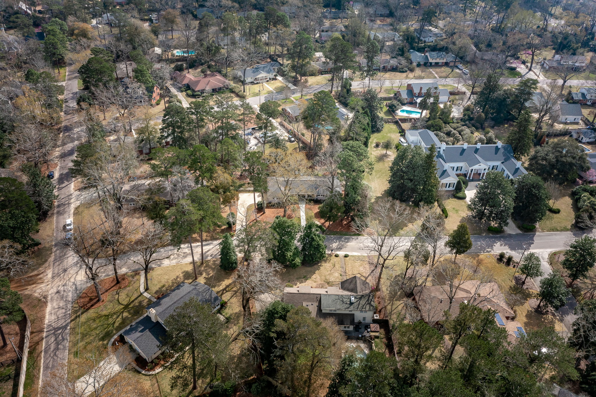 Aerial View Of Home