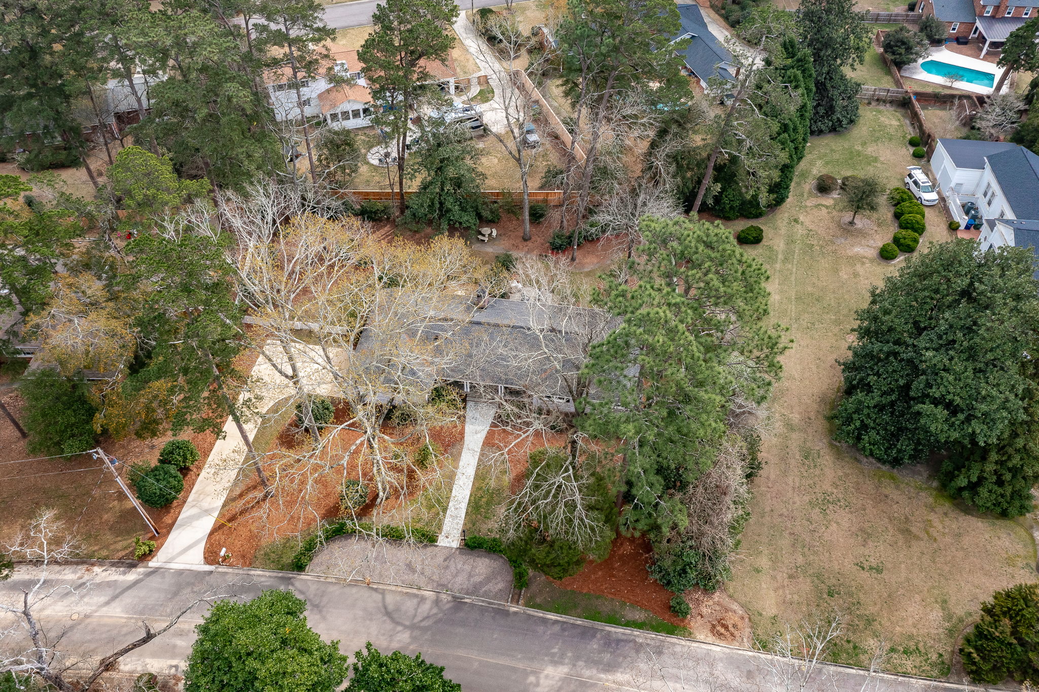 Aerial View Of Home