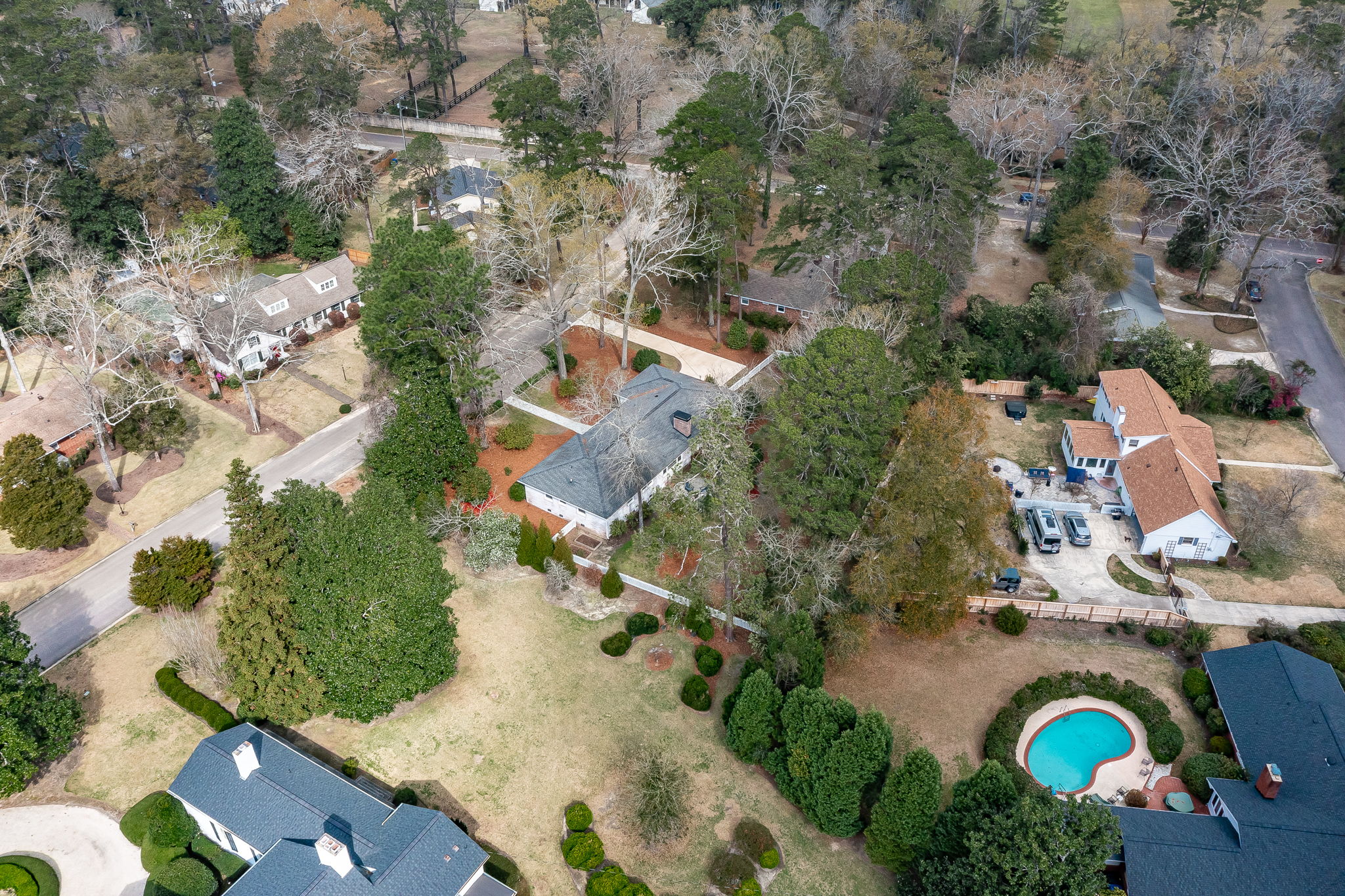 Aerial View Of Home