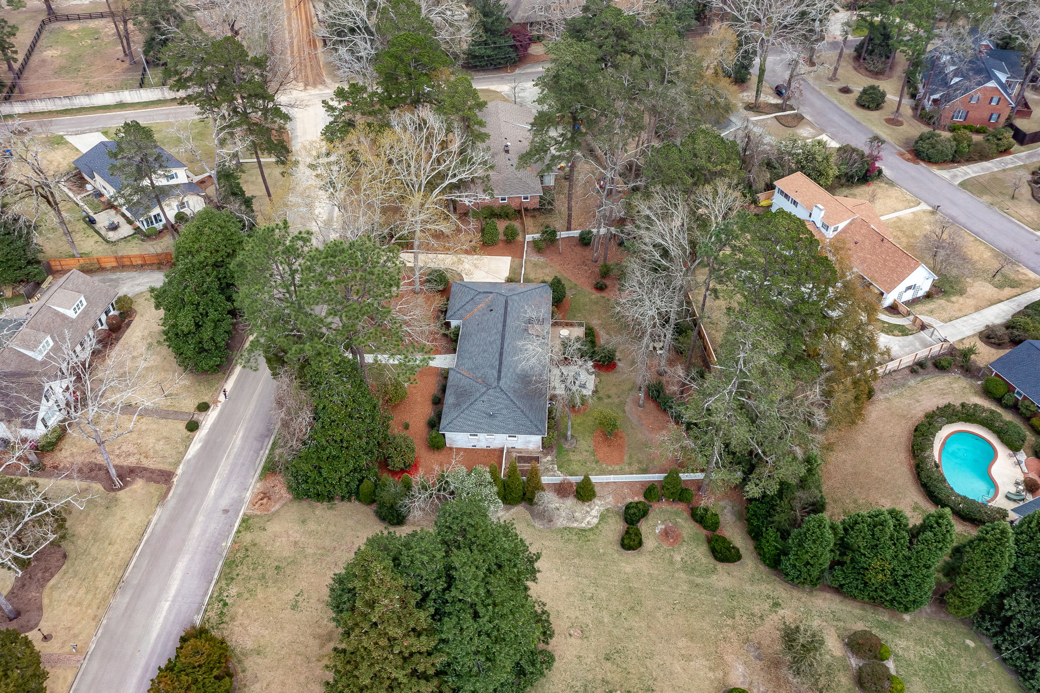 Aerial View Of Home