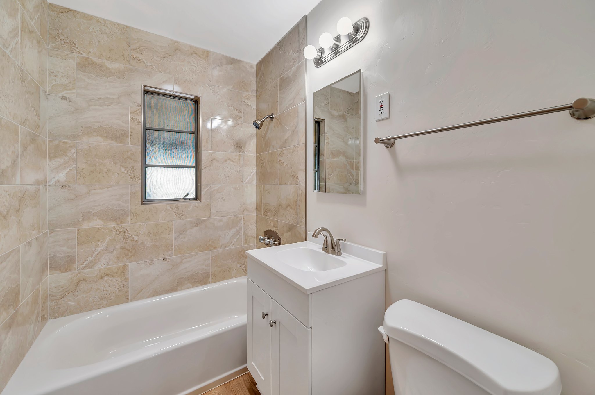 Main Home Remodeled Hall Bath