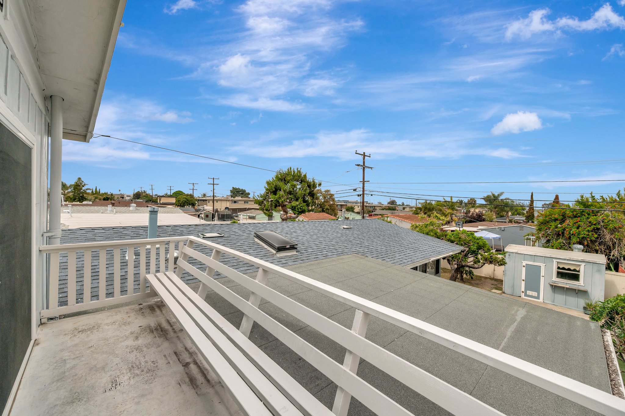 Upstairs Deck Facing West