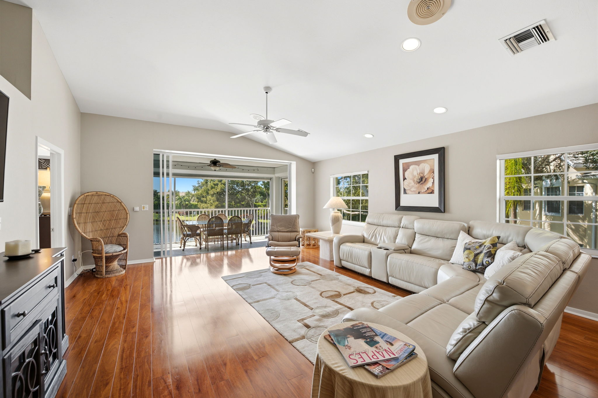 Great Room with water view
