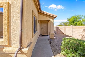 Sidewalk to front door