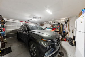 Interior two-car garage