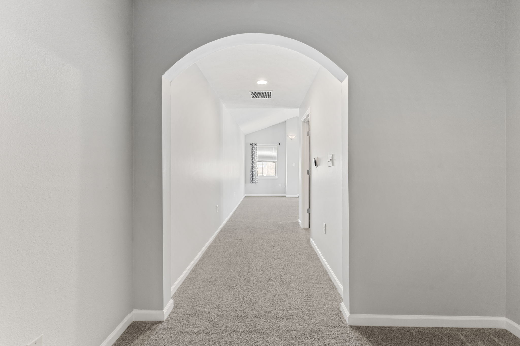 Walkway from sitting room to primary bedroom