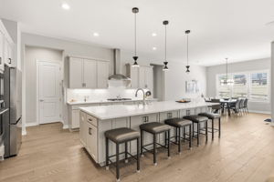 Expansive kitchen with upgraded kitchen-aid appliances