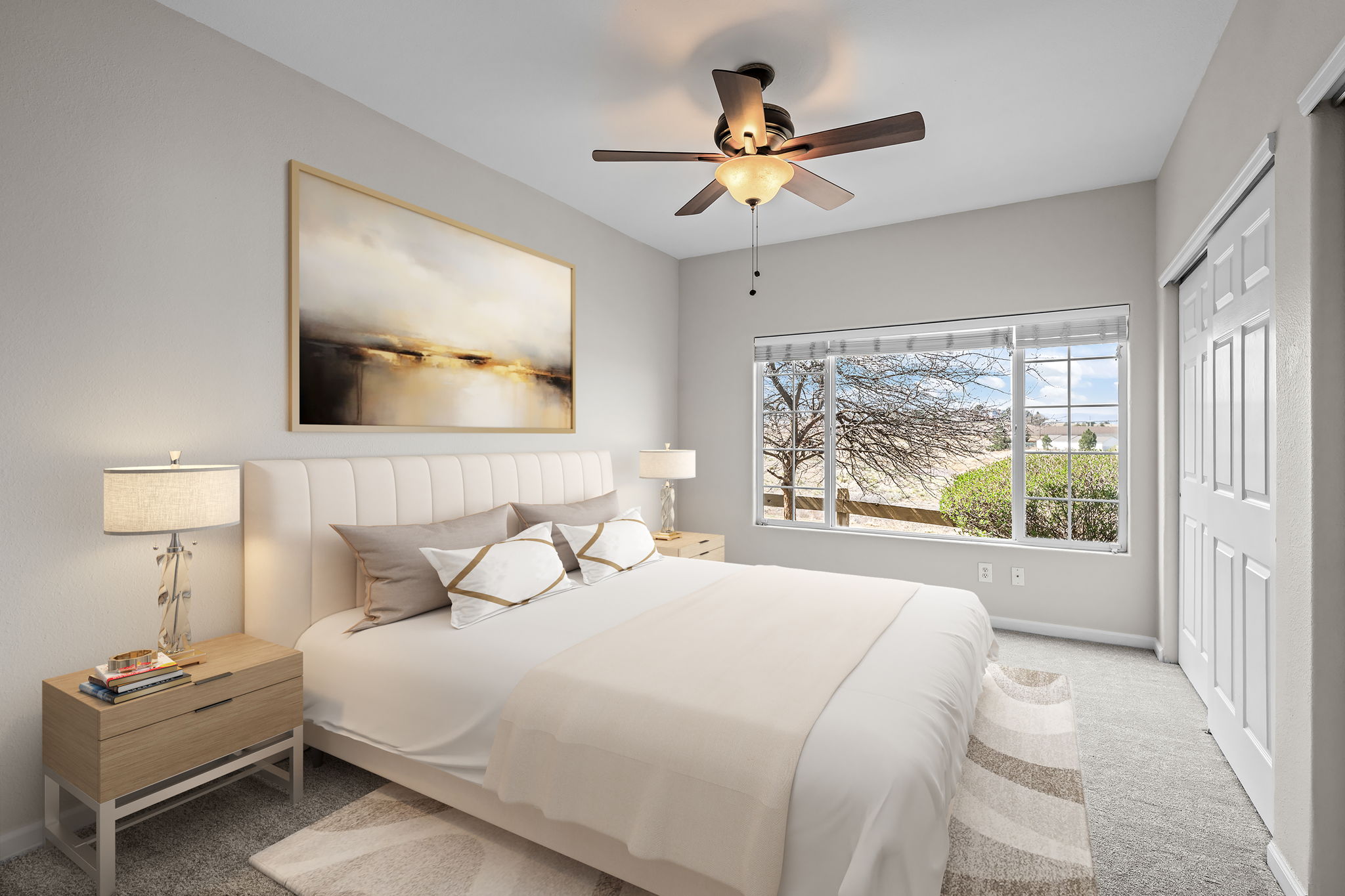 Secondary Bedroom Virtually Staged