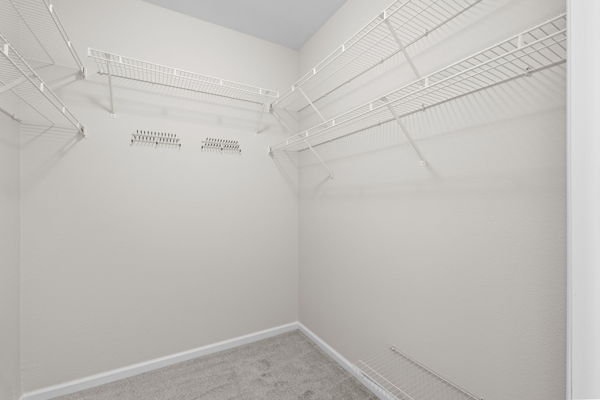 Large walk in closet in Primary Bedroom
