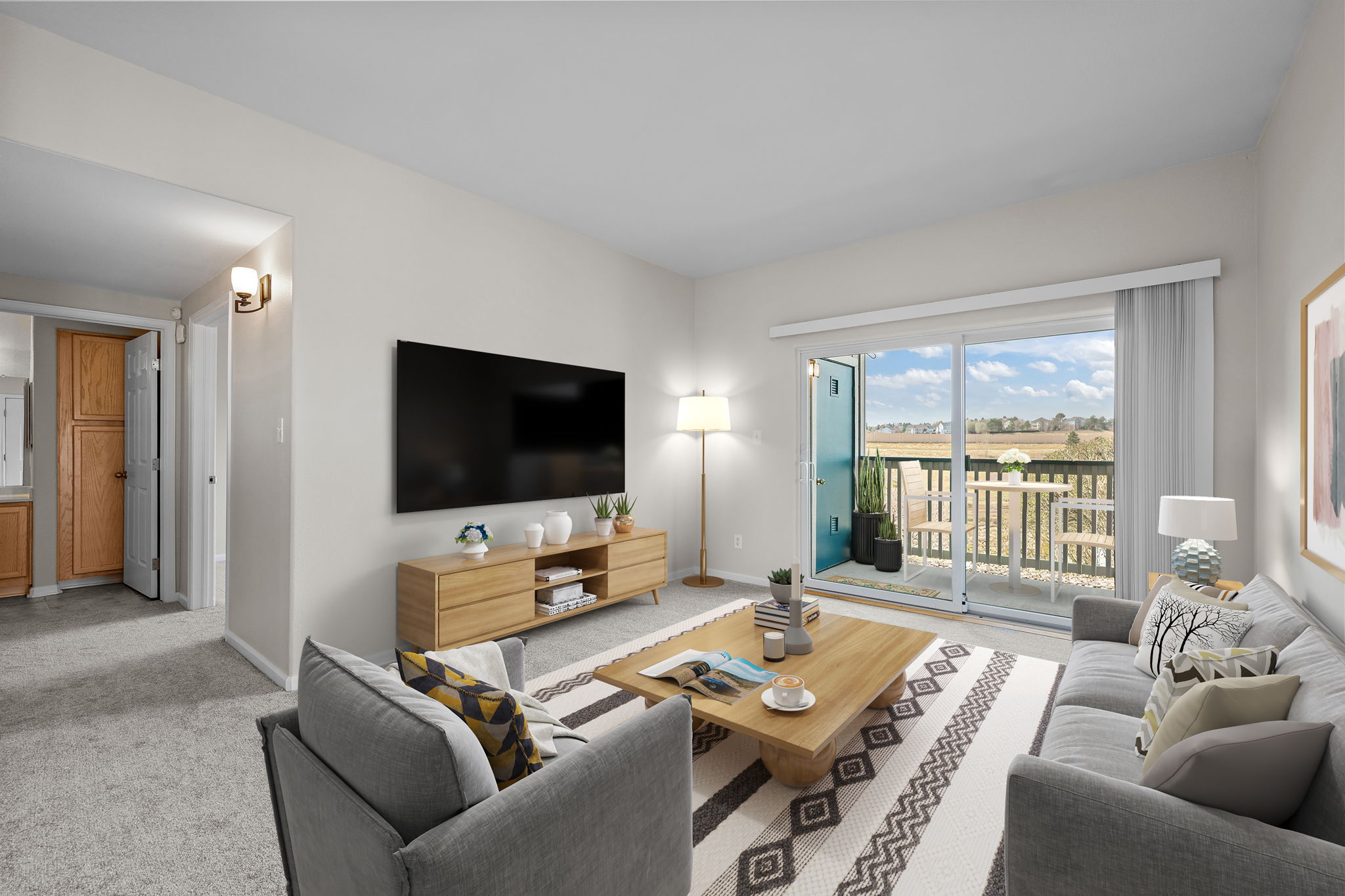 Living Room - Virtually Staged