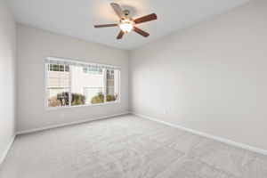 Note new carpet; primary bedroom without virtual staging