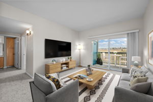 Living Room - Virtually Staged