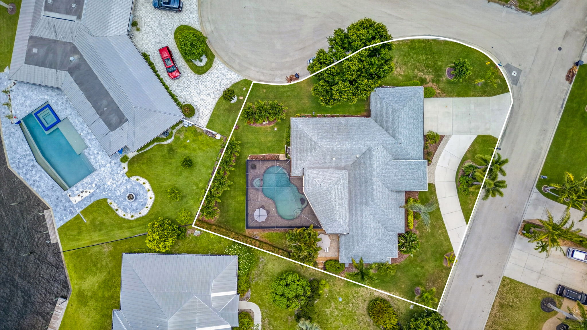 Aerial 3 - Lot Line