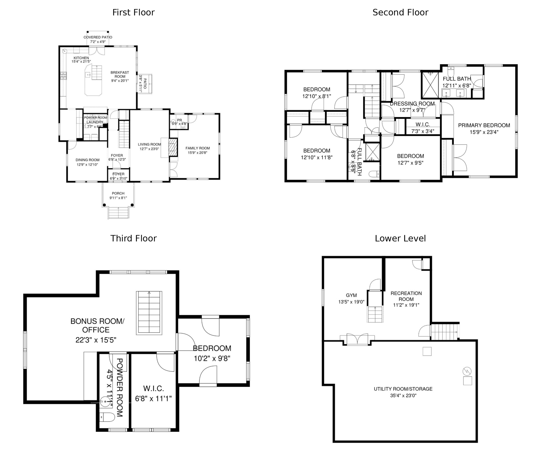 Great Floorplan! Gather on the first floor, retreat upstairs, work beneath the eaves or recharge in the lower-level gym. Four levels give your days room to unfold - together or with a little space to yourself.