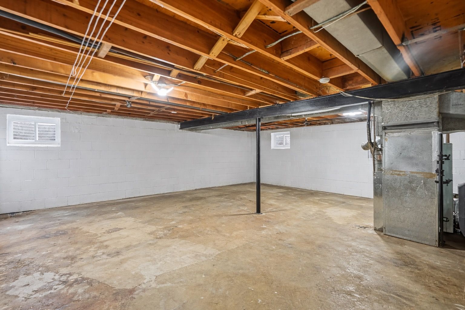 Lower Level Storage Area