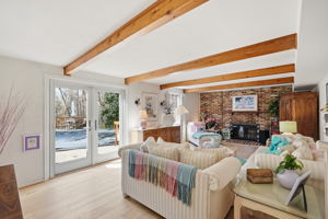 Family Room w/ Doors to Rear Yard and Pool