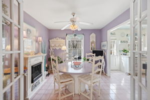 Breakfast Room w/ Double Doors to Dining