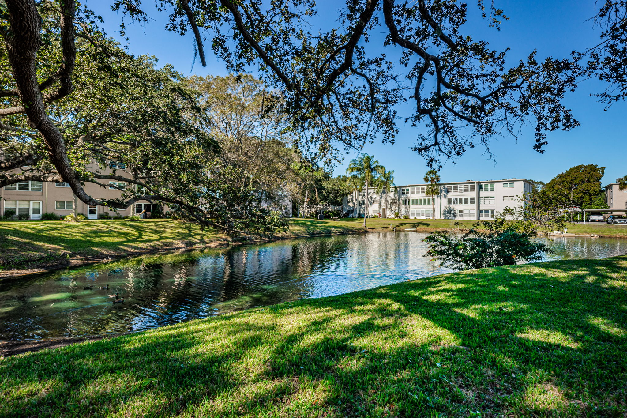 Clubhouse Backyard and Water View