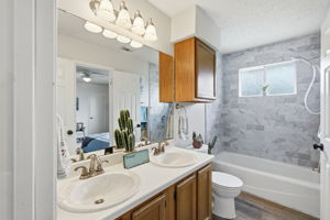 Pass Through Bathroom