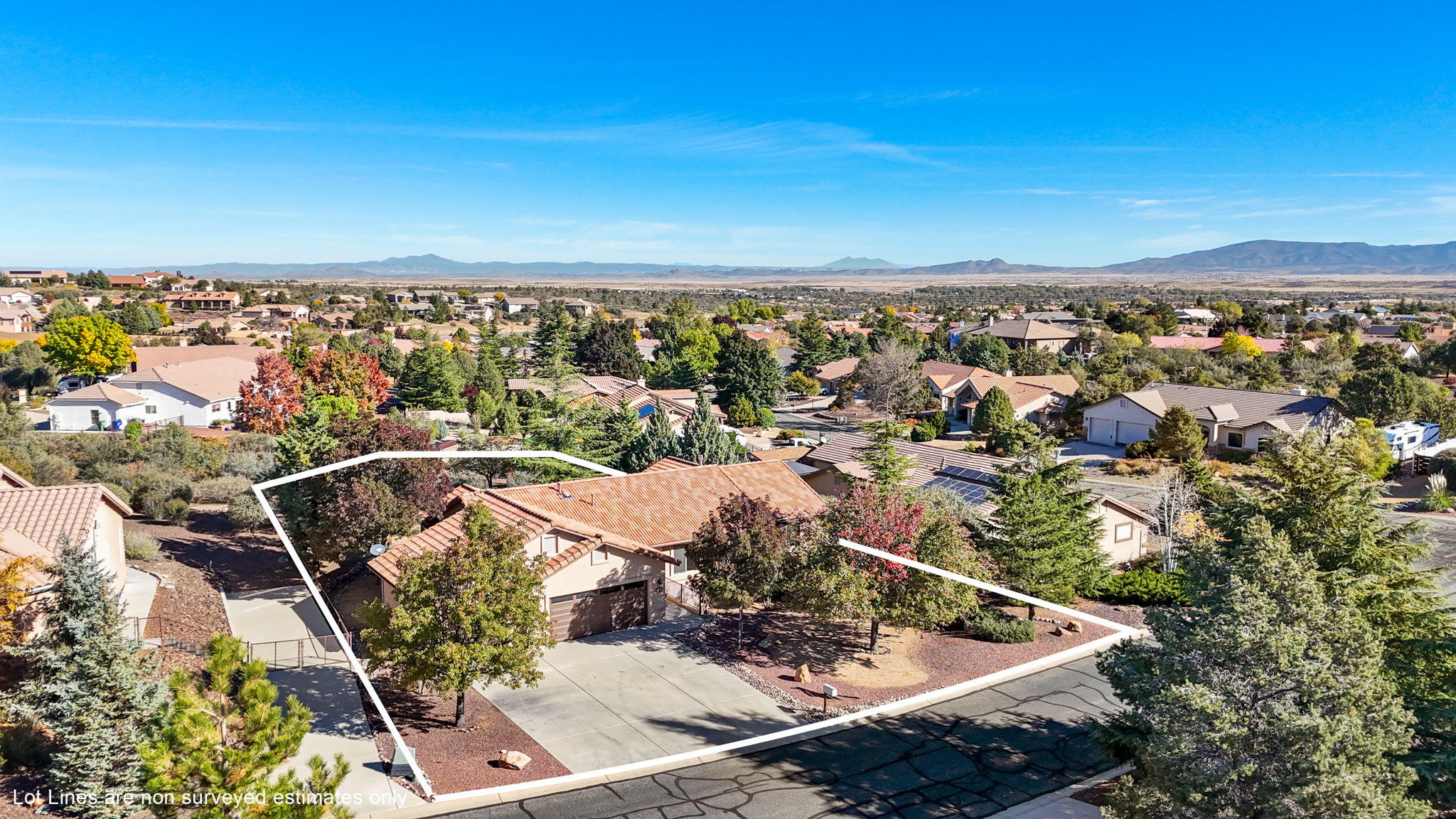 Aerial Front Lot Lines