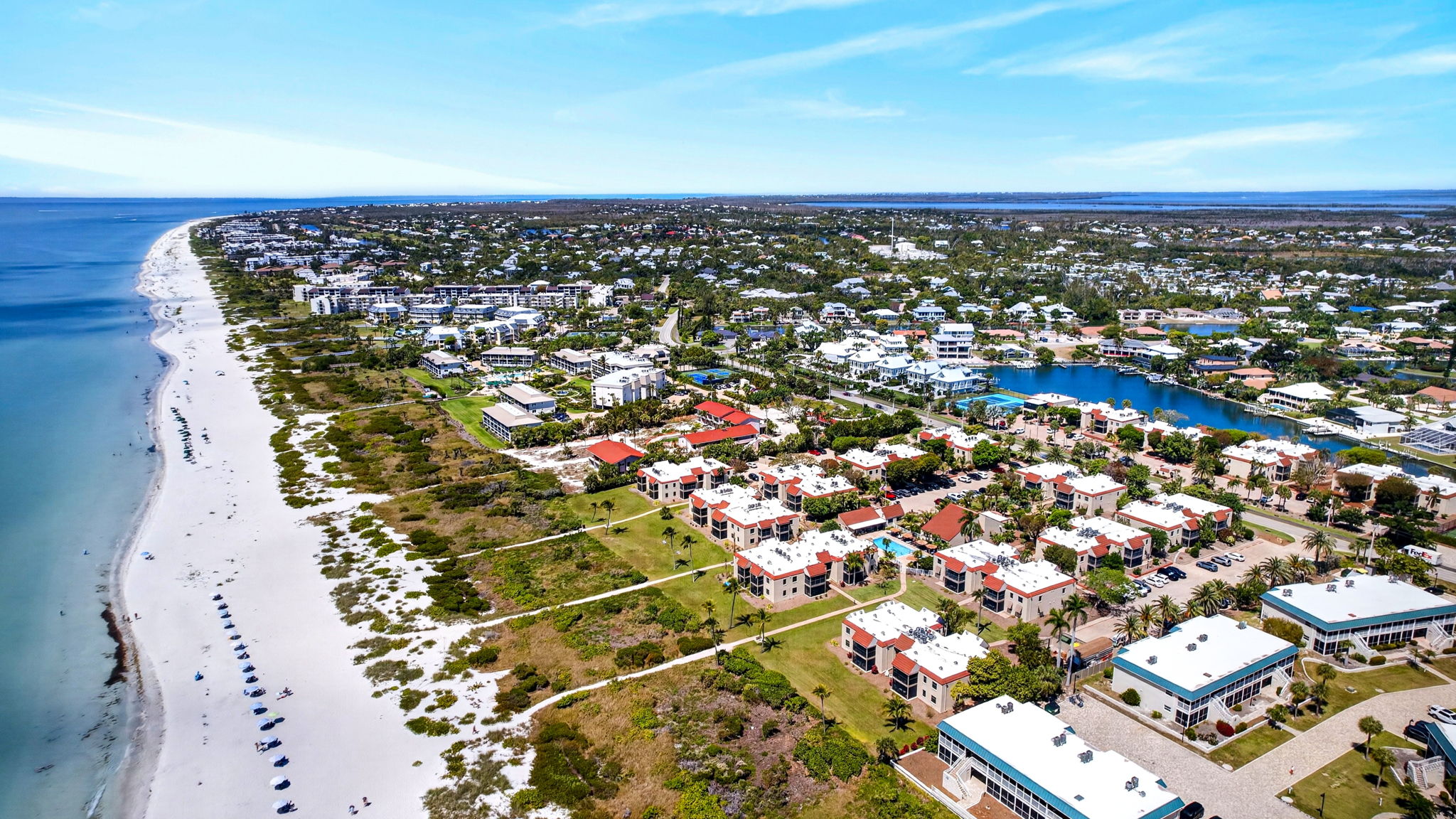 Aerial Front Exterior