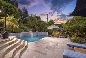 Amazing water features and hardscape