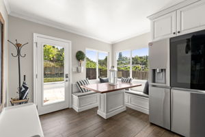 Breakfast Nook off of the kitchen