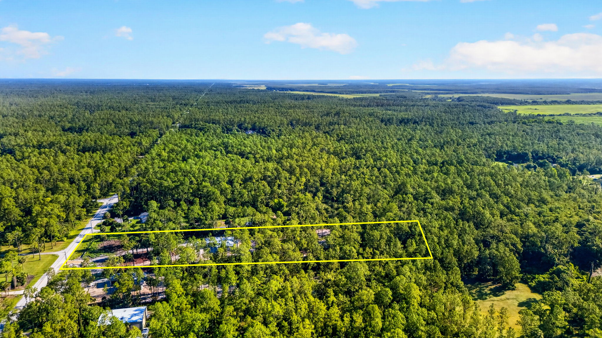 Aerial Side Exterior 2 - lot line