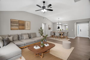 Living Room-Virtually Staged