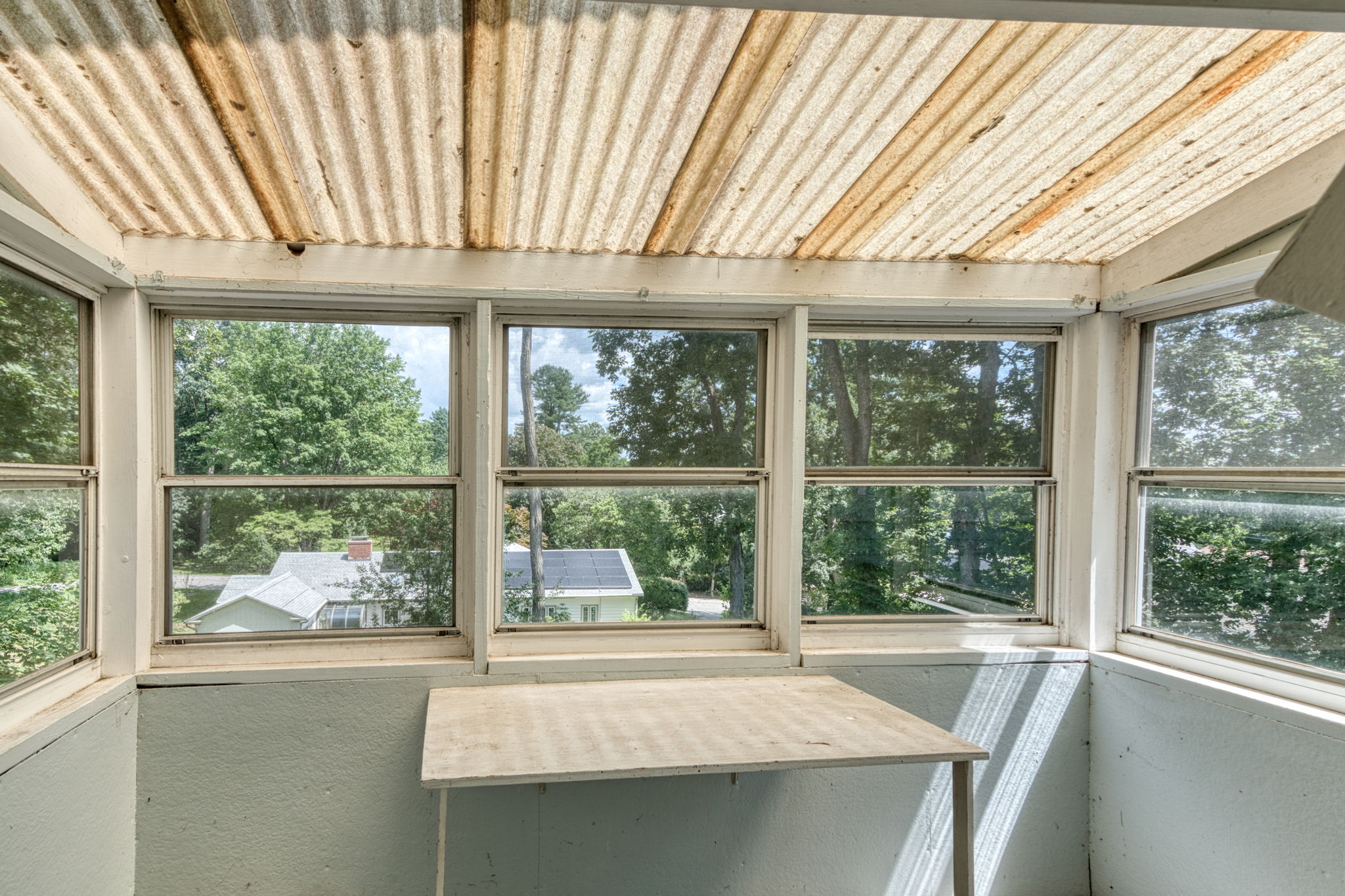 Enclosed Porch on 3rd Floor, Accessed by Back Staircase