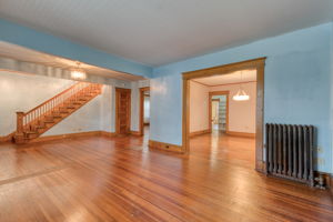1st Floor Living Room - Dining Room to the Right